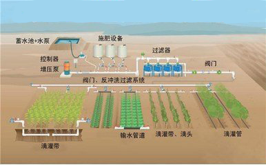 智能化滴灌系统 - 整体设备图片